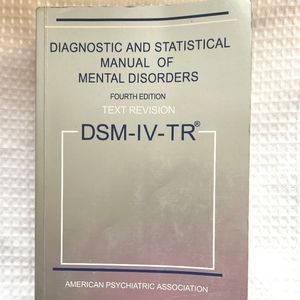 Diagnostic and Statistical Manual of Mental Disorders by American Psychiatric